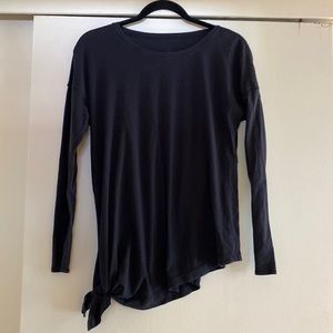 Side-knot, long sleeve Lululemon shirt